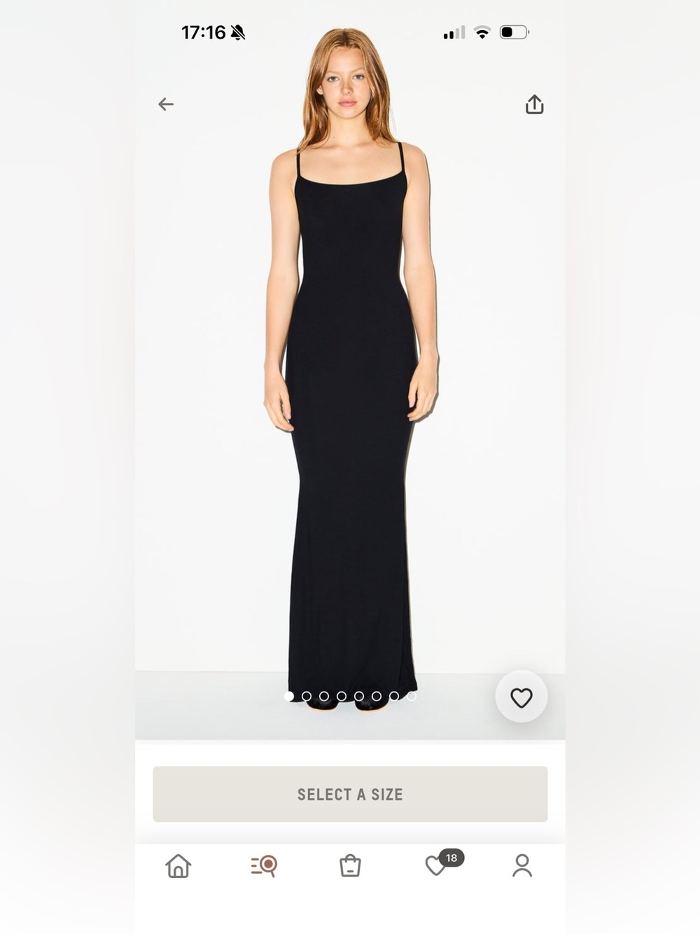 Skims original soft lounge dress